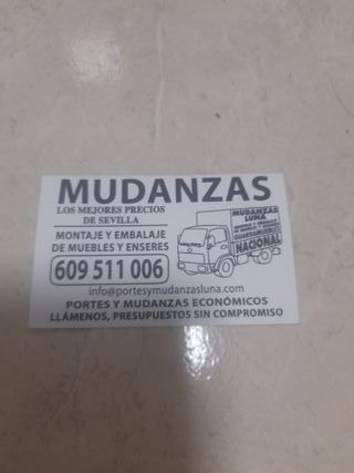 Mudanzas y Portes LUNA 609511006 Sevilla