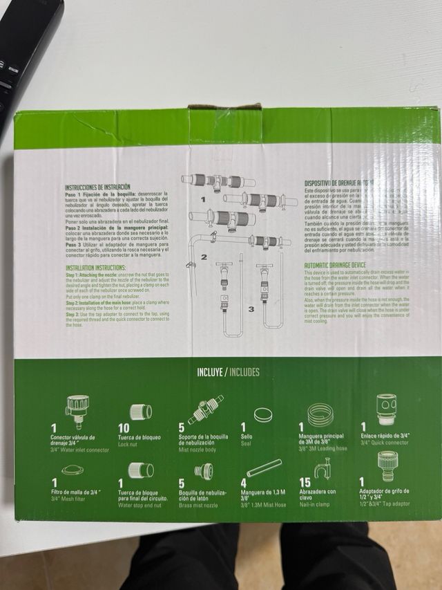 Kit di nebulizzazione FSK 8,2 m con valvola