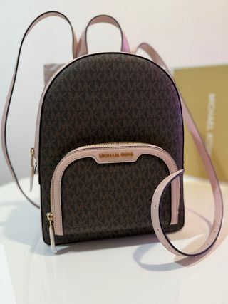 Mochila Michael Kors Marrón y Rosa