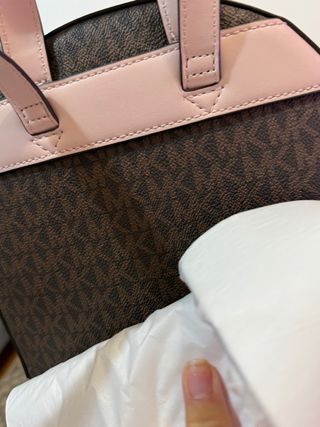 Mochila Michael Kors Marrón y Rosa