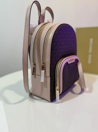 Mochila Michael Kors Marrón y Rosa