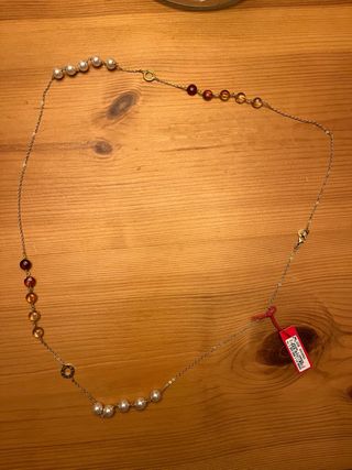 Collar Majorica Perlas y Piedras Multicolor