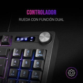 ✨ - Mars Gaming MKREVOES, Teclado Gaming Compacto,