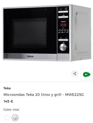 Microondas Teka MWE 225 G Inox