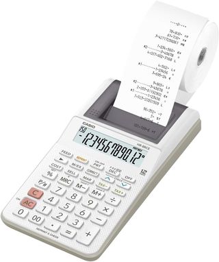 ✨ - Calculadora impresora negra