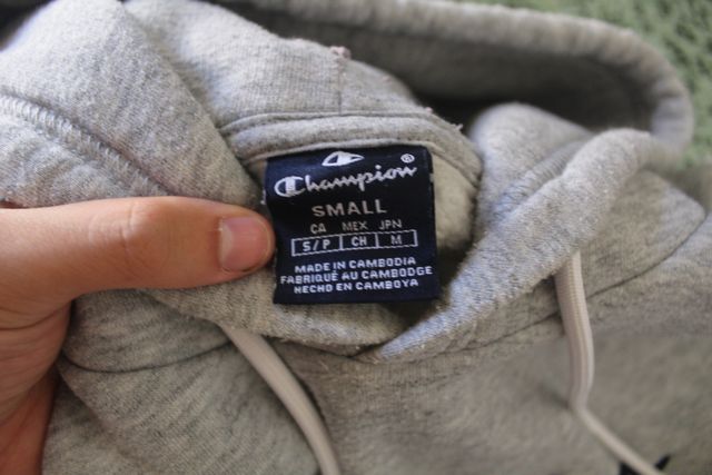 Sudadera Champion Gris