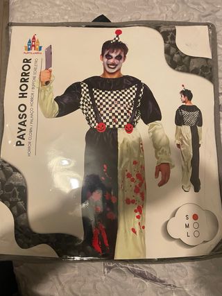 Disfraz Payaso Horror Partilandia Talla S