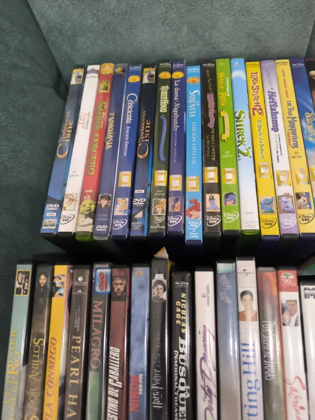 29 DVDs Disney/Acción/Románticas