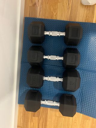 Juego de mancuernas 10kg y 15kg