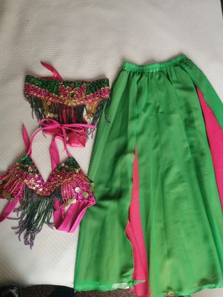 Traje Danza Oriental 3 Piezas