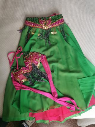 Traje Danza Oriental 3 Piezas