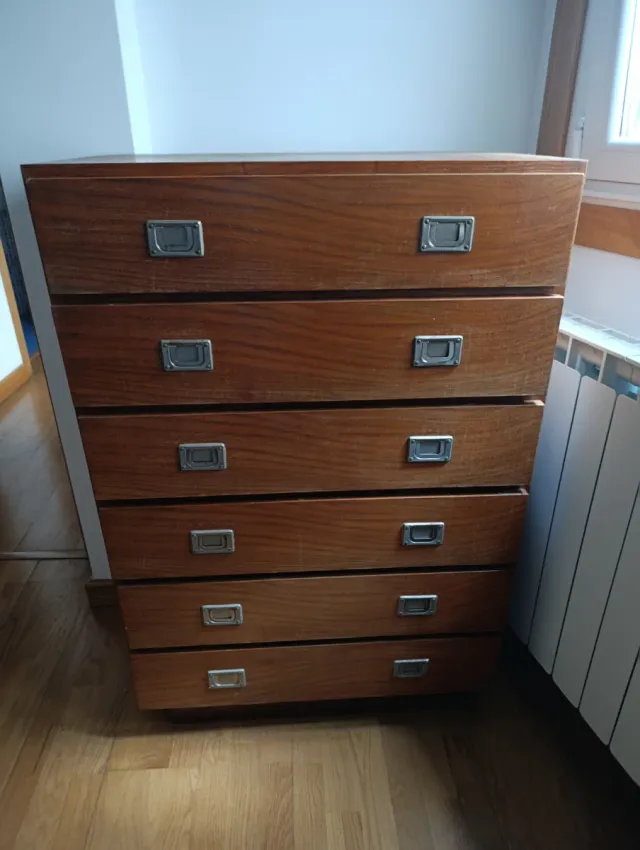 Sinfonier antiguo madera y metal