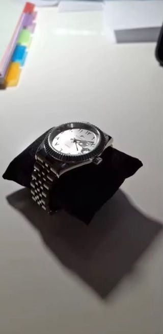 Reloj RICELLIO Hombre Plata/Blanco