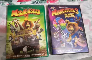Madagascar 2 e 3 film in DVD