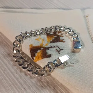 Bracciale da uomo in argento sterling