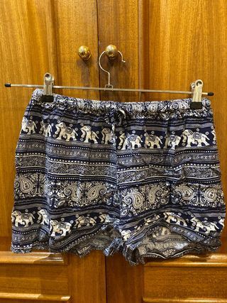 Pantalones cortos de elefantes 100% algodón 