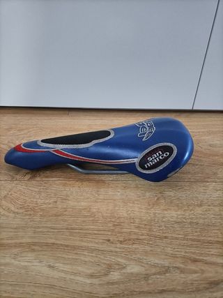 Sella bici San Marco blu