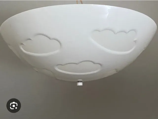 Lámpara de techo infantil nubes
