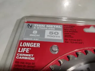 Lote 2 discos sierra circular Milwaukee