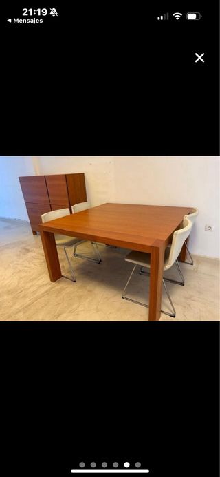Mesa extensible Treku Oboe madera