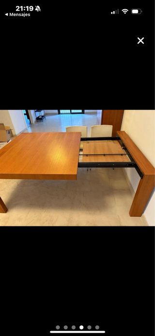 Mesa extensible Treku Oboe madera