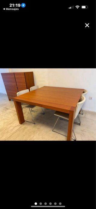Mesa extensible Treku Oboe madera
