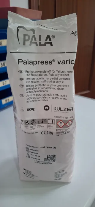 Resina acrílica Kulzer Palapress Vario