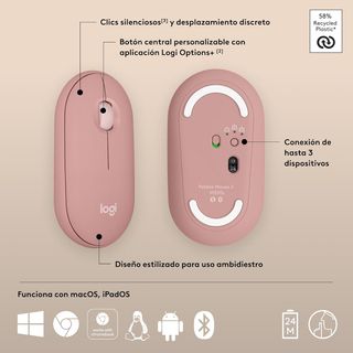 ✨ - Logitech Pebble Mouse 2 M350s schlanke kabello