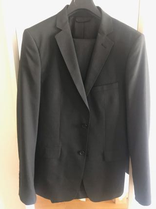 Traje Zara Negro T.50/42 Nuevo