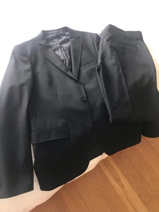 Traje Zara Negro T.50/42 Nuevo