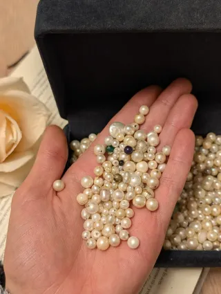 Lote de perlas antiguas