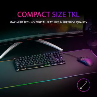 ✨ - Mars Gaming MK80, Teclado Gaming Mecánico TKL