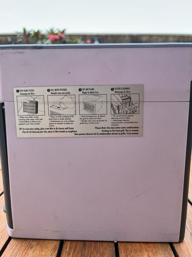 Pequeño aire acondicionado portátil