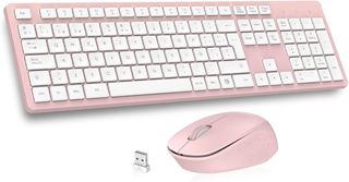 ✨ - LeadsaiL K786 Teclado y Raton Inalámbrico QWER