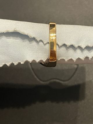 Anillo de oro blanco con diamantes
