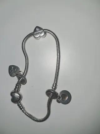 Pulsera Pandora Plata con Charms