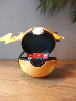 Pokémon Raichu Ball - Nintendo Cartridge Holder