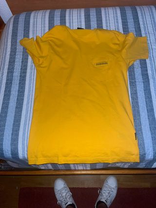 Camiseta Napapijri Amarilla Talla M