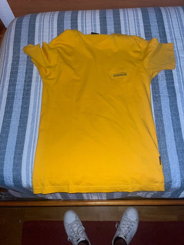 Camiseta Napapijri Amarilla Talla M