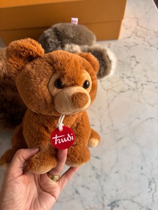 3 Peluche Trudi - Orsetto, Koala, Riccio e orsetto