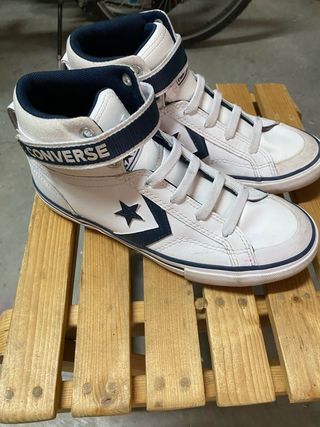Zapatillas Converse Blancas y Azules Talla 35,5