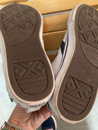 Zapatillas Converse Blancas y Azules Talla 35,5