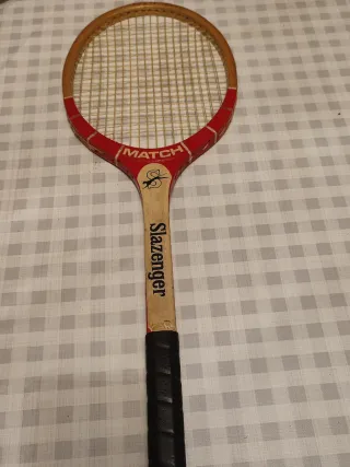 Raqueta de tenis Slazenger madera