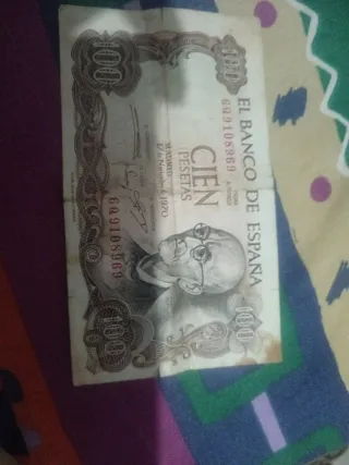 Billete 100 Pesetas España 1970