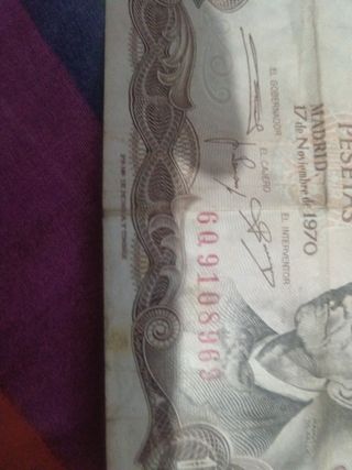 Billete 100 Pesetas España 1970