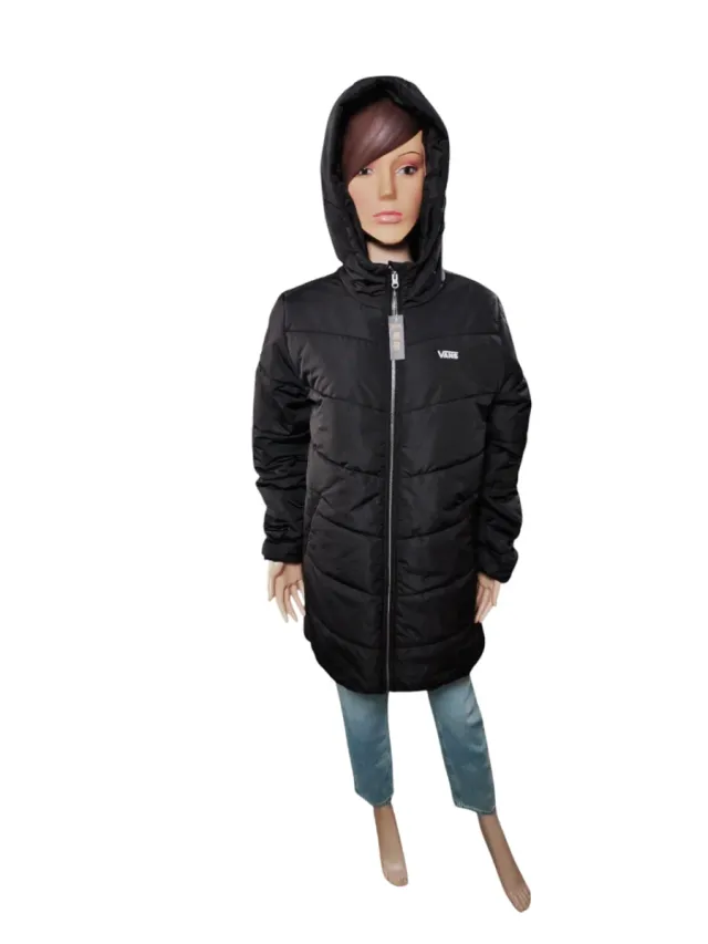 Abrigo acolchado largo Vans Foundry MTE Negro