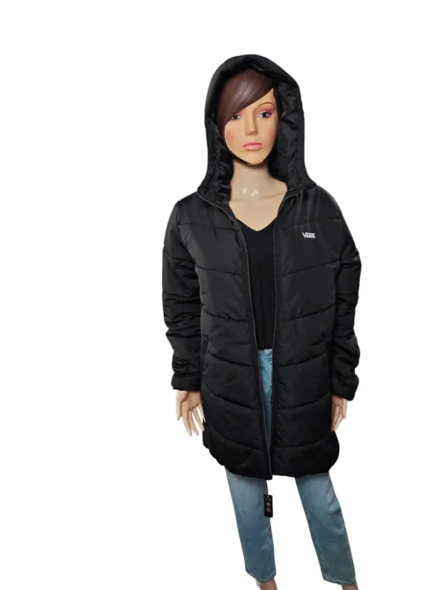 Abrigo acolchado largo Vans Foundry MTE Negro