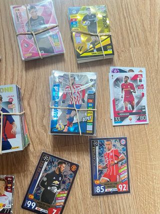 Lote de álbum y cromos de fútbol 