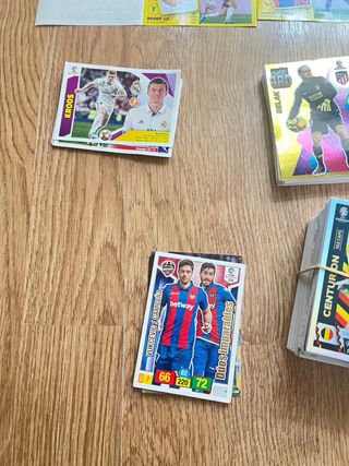 Lote de álbum y cromos de fútbol 