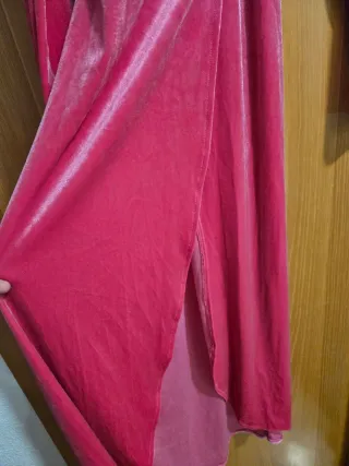 Vestido largo rosa